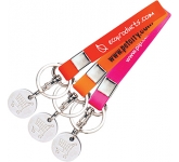 Silicone Band Trolley Coin Keyring