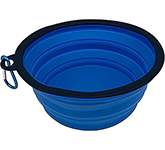 Silicone Pop Up Dog Bowl With Carabiner