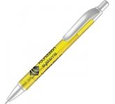 Panther Frost Pens personalised with a charity logo and message at GoPromotional