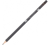 Shadow Pencils With Erasers in black personalised with your logo