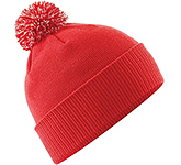 Beechfield Snowstar Bobble Beanie Hat