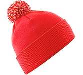 Personalised Beechfield Snowstar Bobble Beanie Hats in a range of colours at GoPromotional for customer appreciation gifts