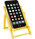 Printed Mobile Phone Deck Chair Holders in many colour options at GoPromotional