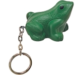 Frog Keyring Stress Toys personalised with your brand logo at GoPromotional