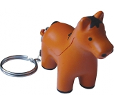 Horse Keyring Stress Toys for equestrian brand promotions at GoPromotional