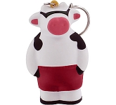 Promotional Cool Cow Keyring Stress Toys for fun novelty client gifting