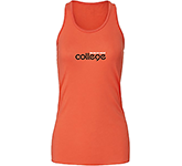 Bella+Canvas Womens Flowy Racerback Tank Tops personalised with your corporate branding