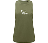 Printed Womens TriDi Organic Tank Tops for sustainable eco-friendly promotions at GoPromotional