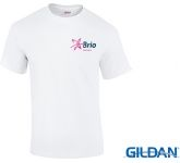 White Gildan Ultra T-Shirts printed with your logo at GoPromotional