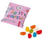 Logo Printed Sweet Treat Bags - Jelly Beans - 15g