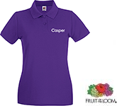 Fruit Of The Loom Women's Fit Polos in many colour options