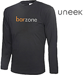 Branded Uneek Classic Long Sleeved Cotton T-Shirts