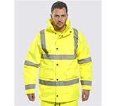 Company Portwest High Visibility Traffic Jackets for outdoor safety promotions
