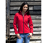 Embroidered Result Classic Womens 3 Layer Softshell Jackets in a choice of colours