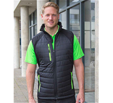 Result GRS Eco-Friendly Compass Padded Softshell Gilet logo branded at GoPromotional