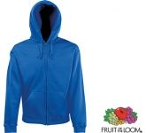 Fruit Of The Loom Classic Zipped Hoodies printed with corporate logos at GoPromotional