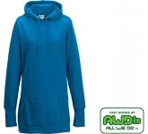 Promotional AWDis Girlie Longline Hoodies personalised with your design at GoPromotional