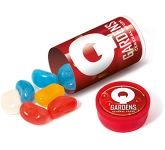 Mini Clear Sweet Tubes - Branded Jelly Beans