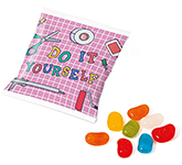 Printed Sweet Treat Bags - Jelly Beans - 35g