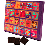 Personalised Mini Advent Calendars - Vegan Dark Chocolate
