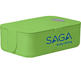 Lanreath Lunch Boxes With Mobile Phone Stand printed with your logo at GoPromotional