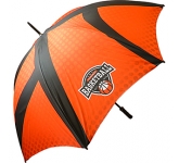 Bedford Black Golf Umbrella branded with your company logo for outdoor promotions