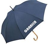 Promotional printed FARE Automatic WaterSAVE Walking Umbrellas with your corporate logo at GoPromotional