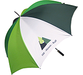UK Bedford Recycled Golf Umbrella for sustainable sporting promotions
