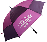 Personalised ProSport Deluxe Vented Golf Umbrella in many colour options