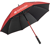 FARE Prague WaterSAVE Double Face Stormproof Vented Golf Umbrellas custom printed with your logo at GoPromotional