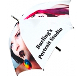 Orion Silver Medium Umbrella printed with your logo at GoPromotional
