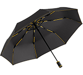 Branded FARE Colourline WaterSAVE Automatic Pocket Umbrellas in many colour options