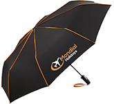 Branded FARE Seam Oversize Automatic Mini Pocket Umbrellas at GoPromotional