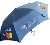 Rushford Eco-Friendly Mini Vented Telescopic Umbrellas branded with your design