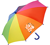 FARE Kids Rainbow Umbrellas printed with your logo