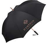 Designer FARE Fashion Metallic Automatic Golf Umbrellas branded with your logo