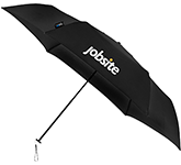 Corporate Impliva MiniMax Travelight Ultra Light Telescopic Folding Umbrellas printed with your logo at GoPromotional
