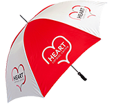 Bespoke branded Birkdale Budget Golf Umbrellas with your corporate logo