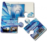 4 Piece Puzzle Coasters printed with company logos at GoPromotional Products