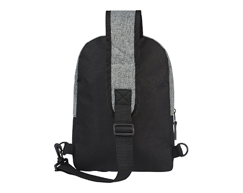 Avondale Recycled Two Tone Sling Backpacks - Light Grey
