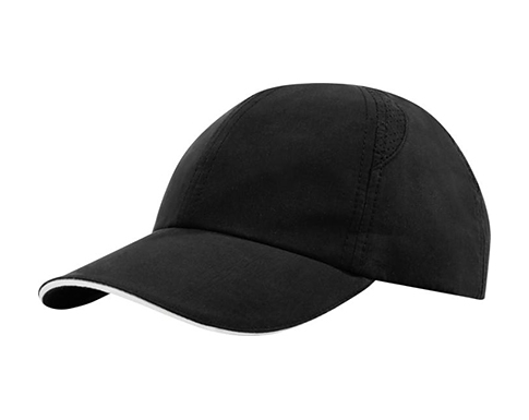 Pinewood 6 Panel GRS Recycled Cool Fit Sandwich Caps - Black