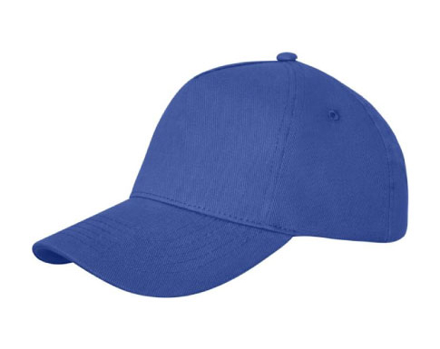 Texas Heavy Brushed Cotton 5 Panel Caps - Royal Blue