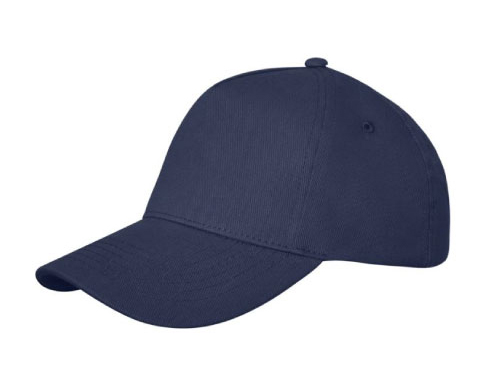 Texas Heavy Brushed Cotton 5 Panel Caps - Navy