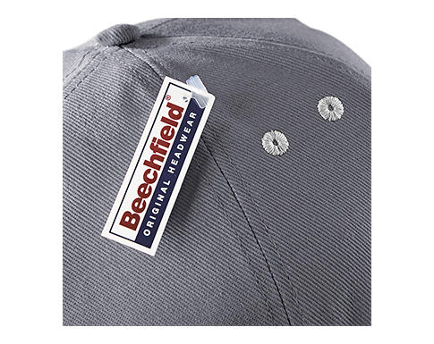 Beechfield Ultimate 5 Panel Sandwich Caps - Graphite/Oyster Grey