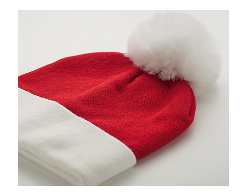 Festive Knitted Beanies - Red