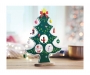 Sussex Wooden Christmas Tree Decorations - Green