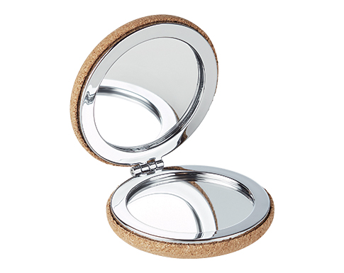 Granada Cork Double Sided Compact Mirrors - Natural
