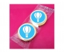 2 Pack Round Shortbread Biscuits - 5cm - Natural