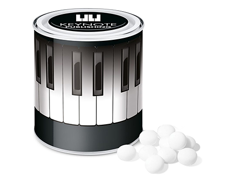 Large Sweet Paint Tins - Mint Imperials - White