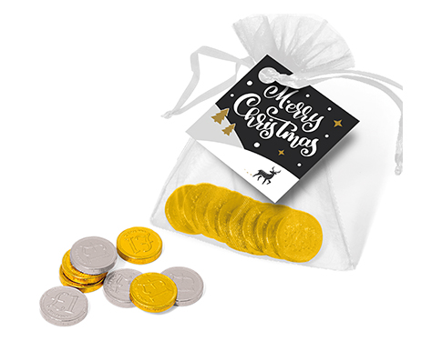 Organza Bags - Chocolate Coins